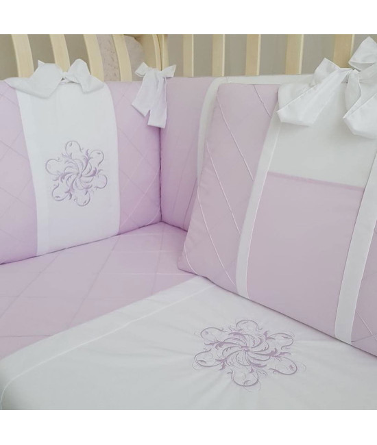 Комплект в кроватку Софт Odelis сирень