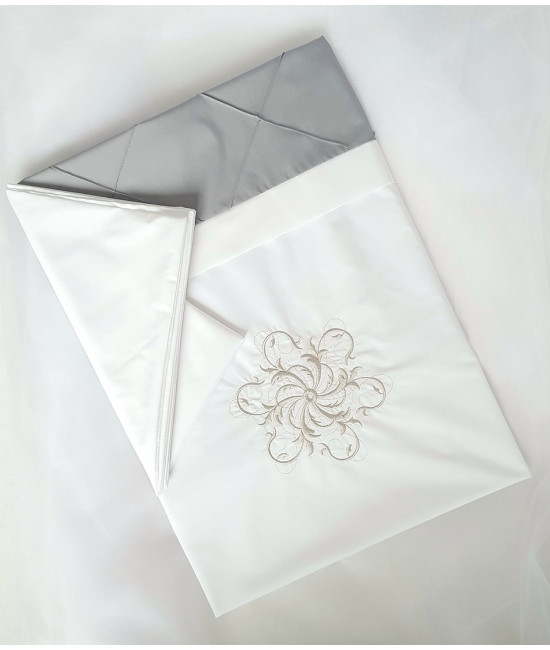 Комплект в кроватку Софт Odelis серый