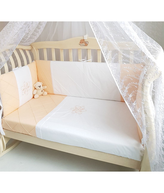 Комплект в кроватку Софт Odelis персик