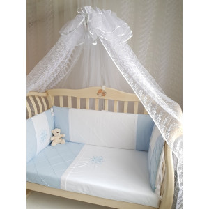 Комплект в кроватку Софт Odelis голубой