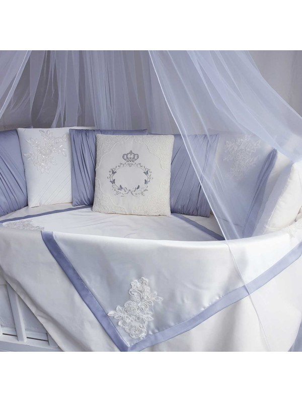 Комплект в круглую кроватку Paula лиловый