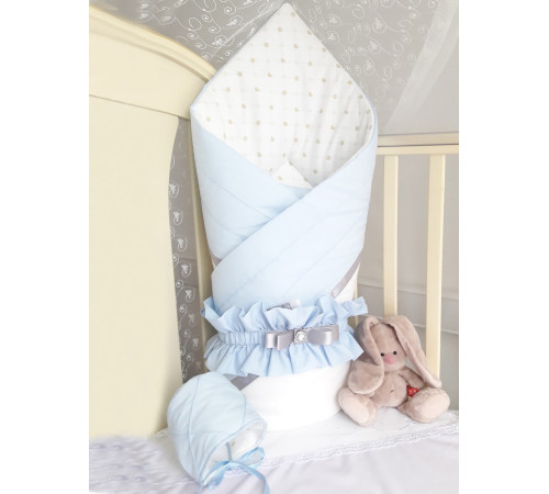 Конверт на выписку Plisse голубой