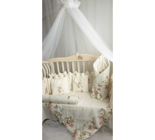 Комплект в круглую кроватку Прованс крем