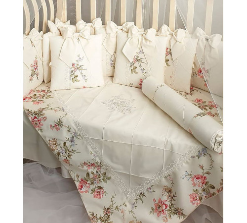 Комплект в круглую кроватку Прованс крем