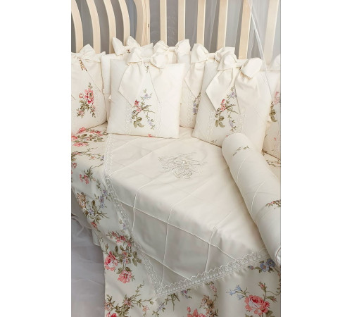 Комплект в круглую кроватку Прованс крем