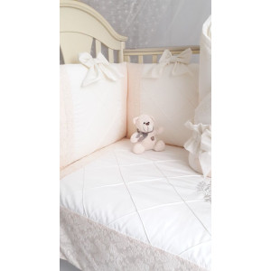 Комплект в кроватку Софт Сочная пудра бежевый