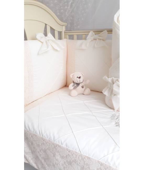 Комплект в кроватку Софт Сочная пудра бежевый