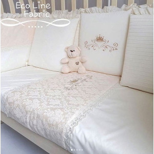 Комплект в кроватку Софт Сочная пудра бежевый