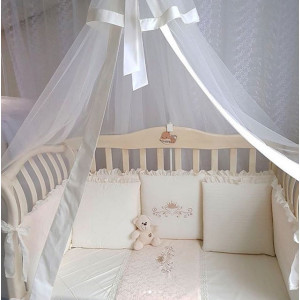 Комплект в кроватку Софт Сочная пудра бежевый