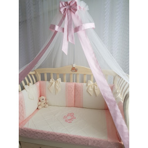 Комплект в кроватку Софт Сочная пудра розовый