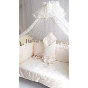 Комплект в кроватку Софт Сочная пудра бежевый