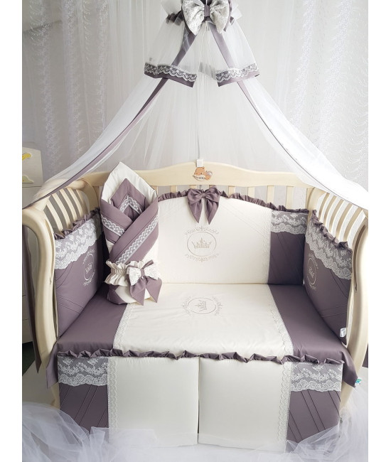 Комплект в кроватку Софт Solar какао