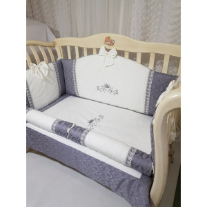 Комплект в кроватку Софт Sophie серый
