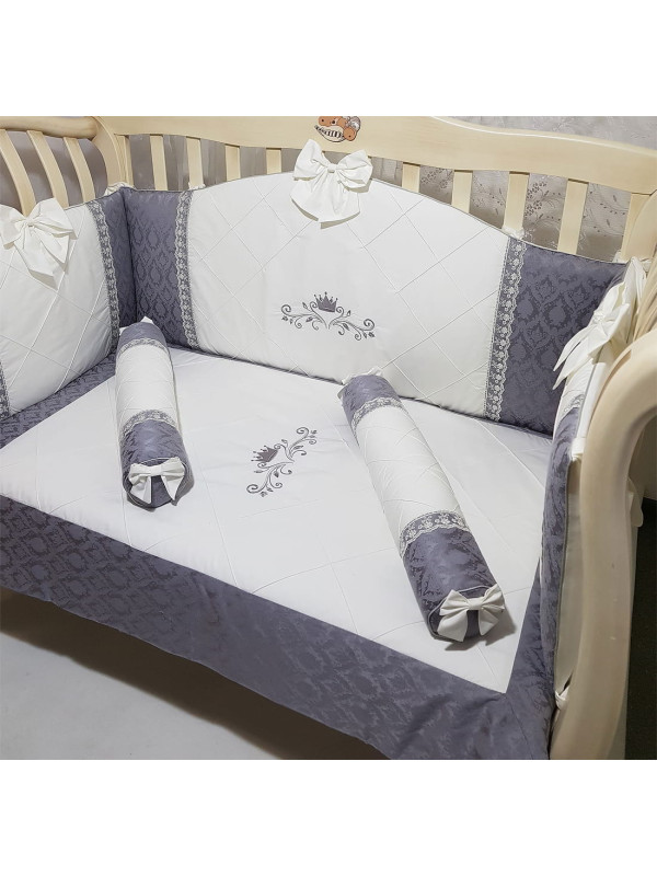 Комплект в кроватку Софт Sophie серый