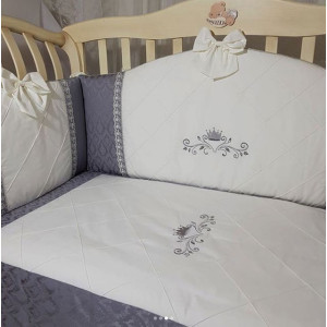 Комплект в кроватку Софт Sophie серый