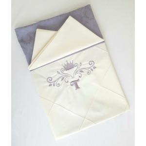 Комплект в кроватку Софт Sophie серый