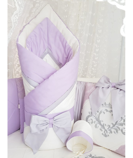 Универсальный комплект в кроватку Stella сирень