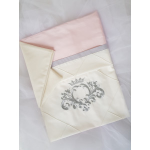 Комплект в круглую кроватку Stella розовый