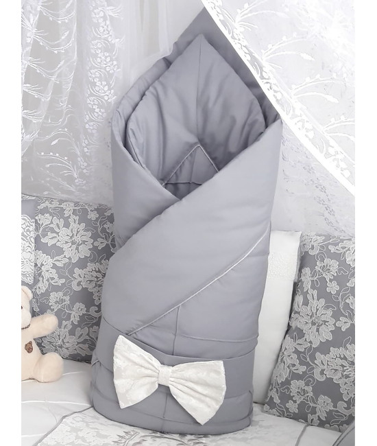 Универсальный комплект в кроватку Vinsent серый