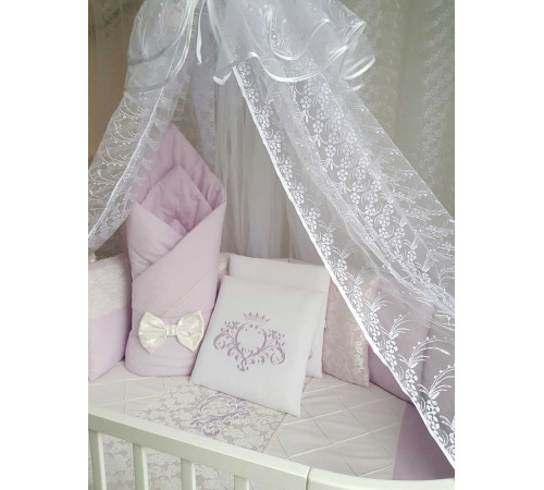Комплект в круглую кроватку Vinsent сирень