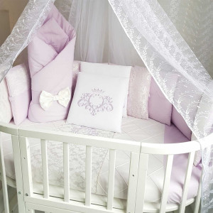 Универсальный комплект в кроватку Vinsent сирень