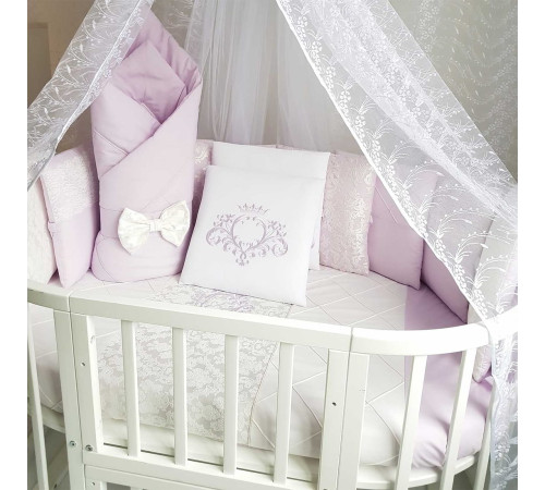Комплект в круглую кроватку Vinsent сирень
