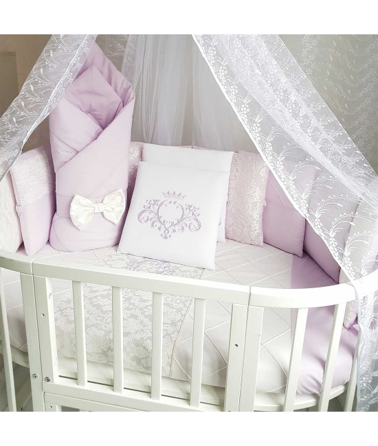 Универсальный комплект в кроватку Vinsent сирень