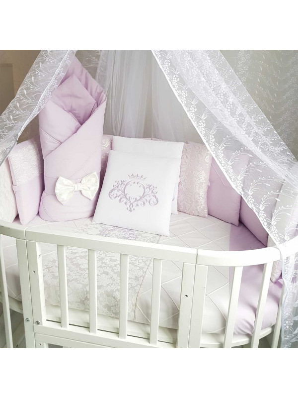 Универсальный комплект в кроватку Vinsent сирень