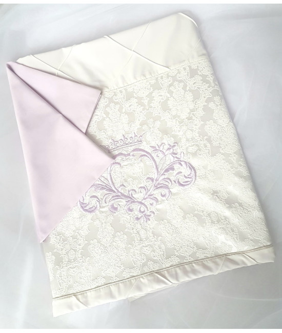 Комплект в круглую кроватку Vinsent сирень