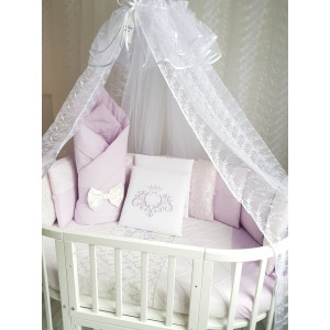 Комплект в круглую кроватку Vinsent сирень