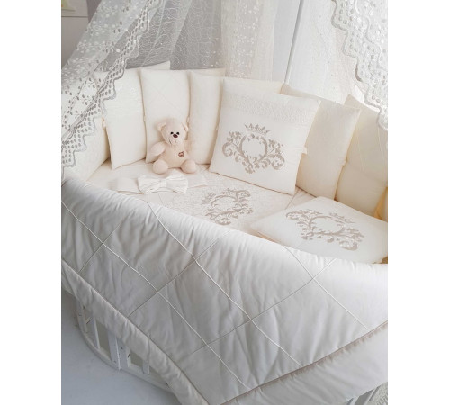 Комплект в круглую кроватку Vinsent бежевый