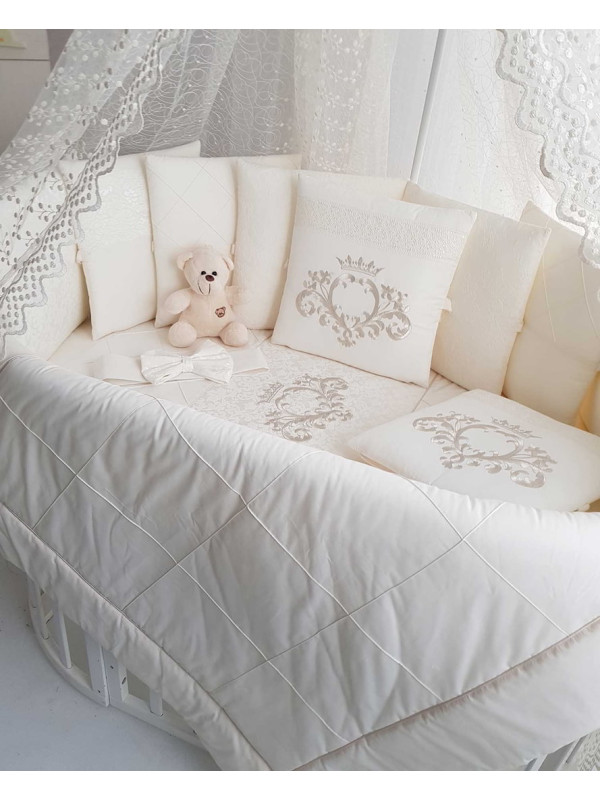 Комплект в круглую кроватку Vinsent бежевый