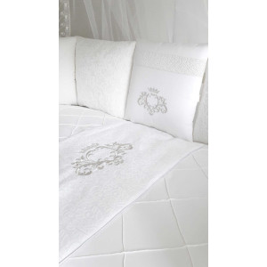 Универсальный комплект в кроватку Vinsent белый