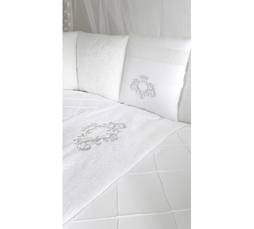 Универсальный комплект в кроватку Vinsent белый