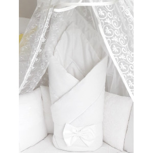 Комплект в круглую кроватку Vinsent белый