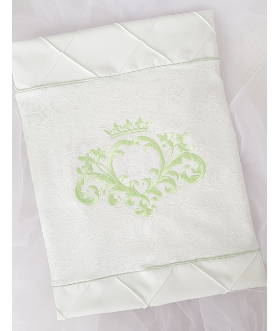 Комплект в круглую кроватку Vinsent салатовый