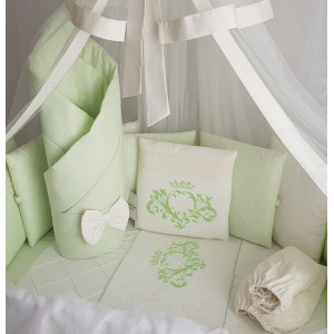 Универсальный комплект в кроватку Vinsent салатовый