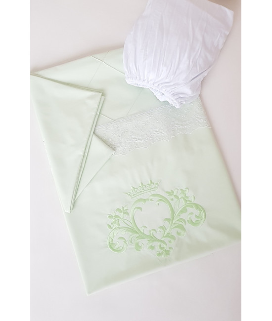 Комплект в кроватку Софт Нежная зефирка салатовый