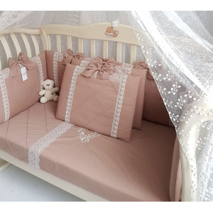 Комплект в кроватку Софт Нежная зефирка какао