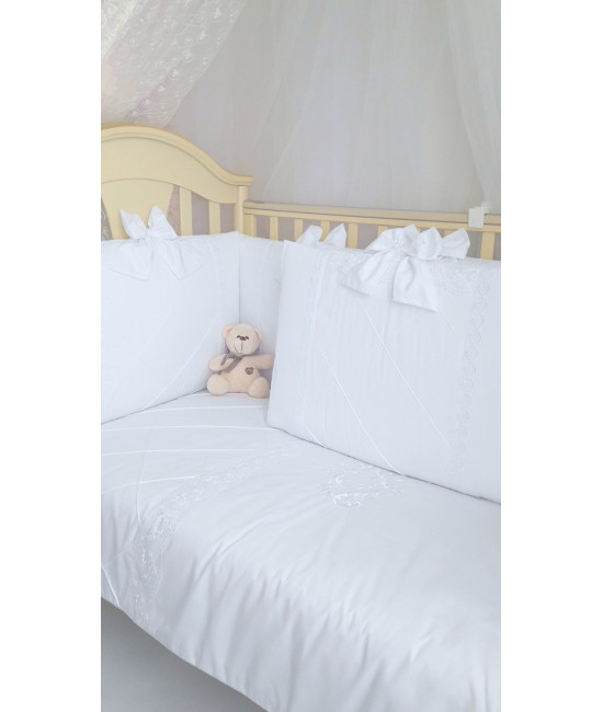 Комплект в кроватку Софт Нежная зефирка белый