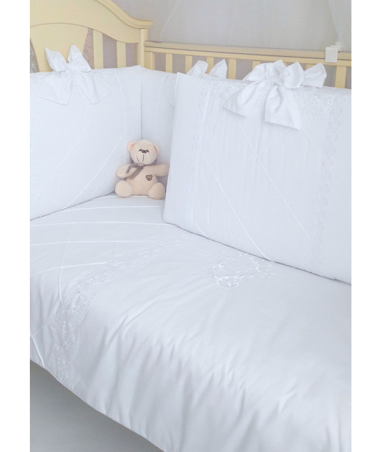 Комплект в кроватку Софт Нежная зефирка белый