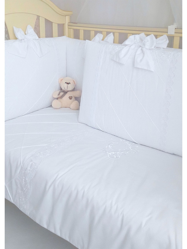 Комплект в кроватку Софт Нежная зефирка белый