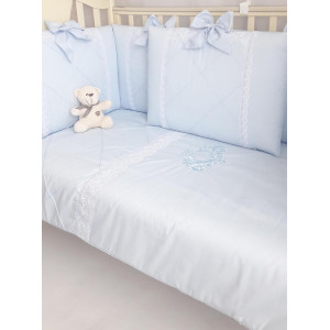 Комплект в кроватку Софт Нежная зефирка голубой