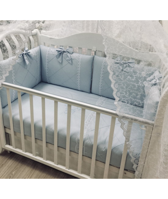 Комплект в кроватку Софт Нежная зефирка голубой
