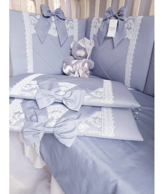 Комплект в кроватку Софт Нежная зефирка серый