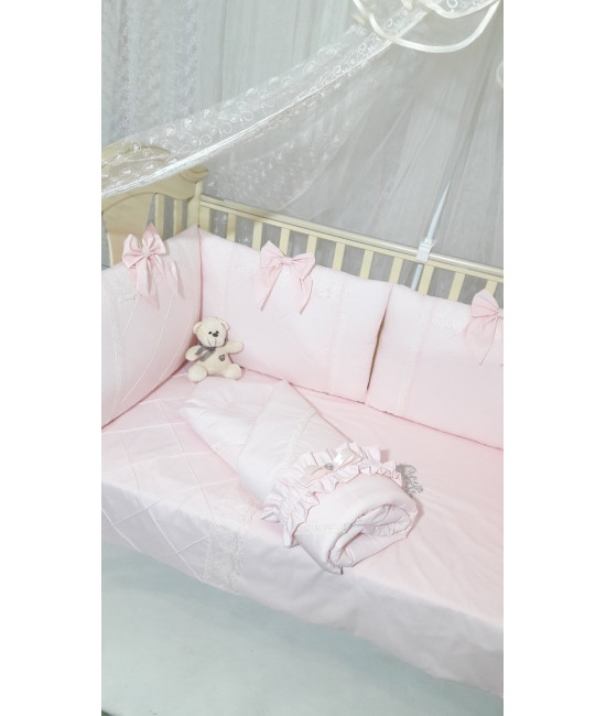 Комплект в кроватку Софт Нежная зефирка розовый