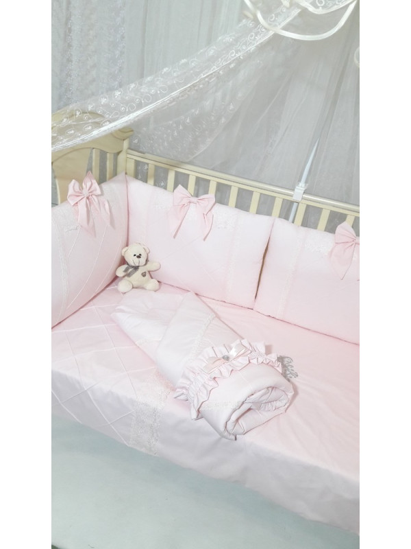 Комплект в кроватку Софт Нежная зефирка розовый