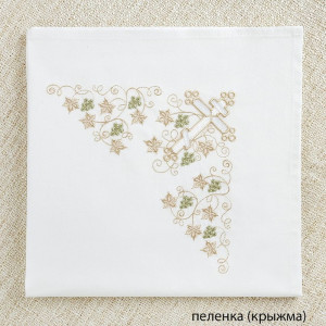 Крестильный набор Георгий с классическим полотенцем