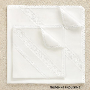 Крестильный набор Ирина с махровым уголком