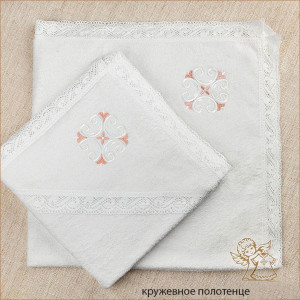 Крестильный набор Ольга с пеленкой